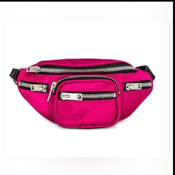 Alexander Wang *Barbie* Pink Satin Attica Mini Chain Crossbody Bag EUC! - Picture 4 of 4